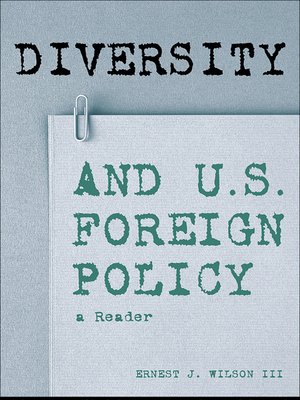 cover image of Diversity and U.S. Foreign Policy